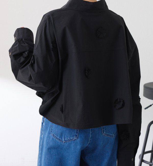  「フラワーモチーフシャツ」|シャツ・ブラウス|