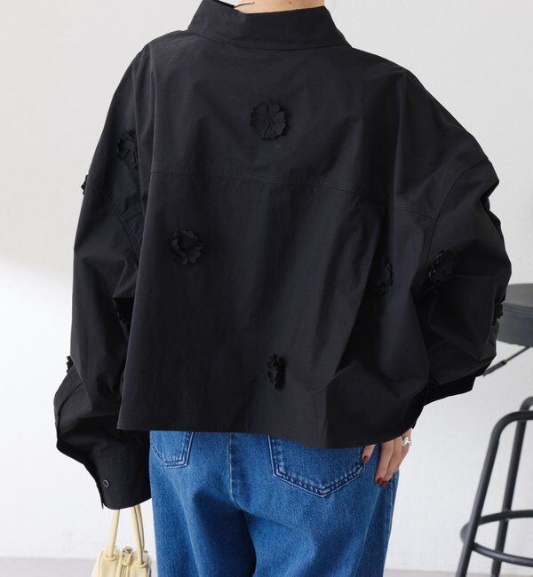  「フラワーモチーフシャツ」|シャツ・ブラウス|