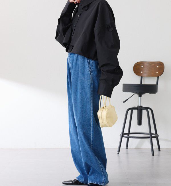  「フラワーモチーフシャツ」|シャツ・ブラウス|