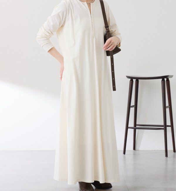  「ネップ調カットワンピース」|ワンピース|