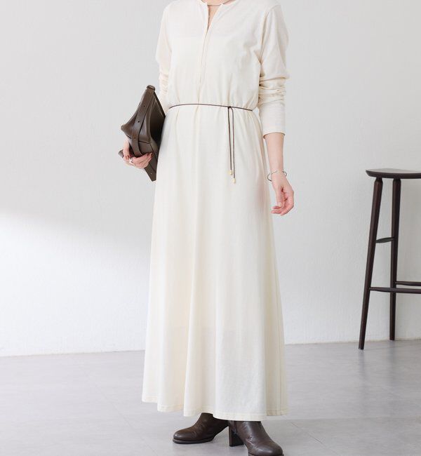  「ネップ調カットワンピース」|ワンピース|