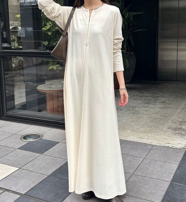  「ネップ調カットワンピース」|ワンピース|