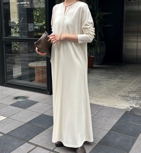  「ネップ調カットワンピース」|ワンピース|