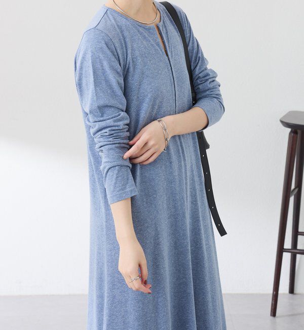  「ネップ調カットワンピース」|ワンピース|