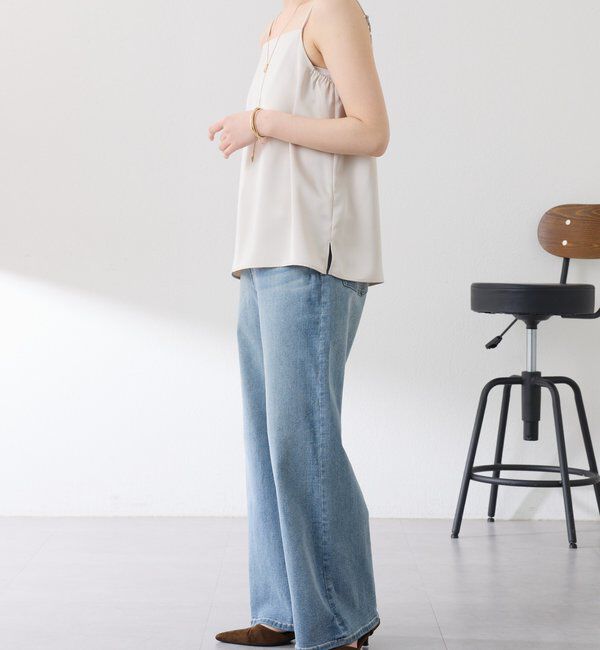  「2WAY サテンキャミソール」|シャツ・ブラウス|