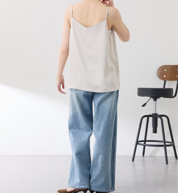  「2WAY サテンキャミソール」|シャツ・ブラウス|