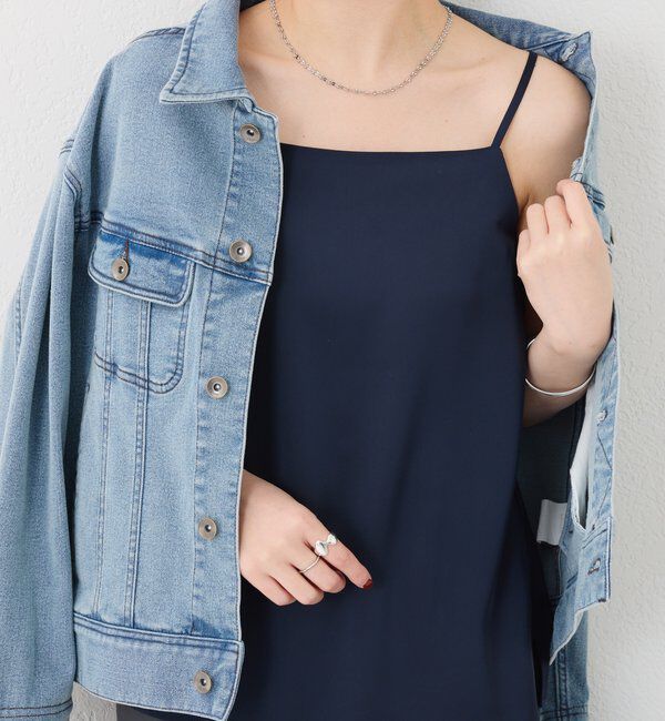  「2WAY サテンキャミソール」|シャツ・ブラウス|