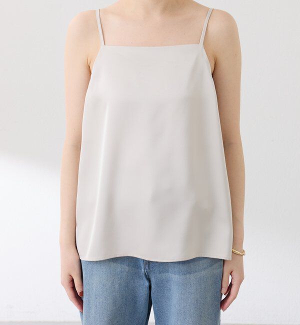  「2WAY サテンキャミソール」|シャツ・ブラウス|