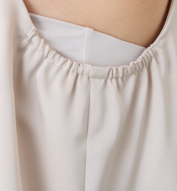  「2WAY サテンキャミソール」|シャツ・ブラウス|