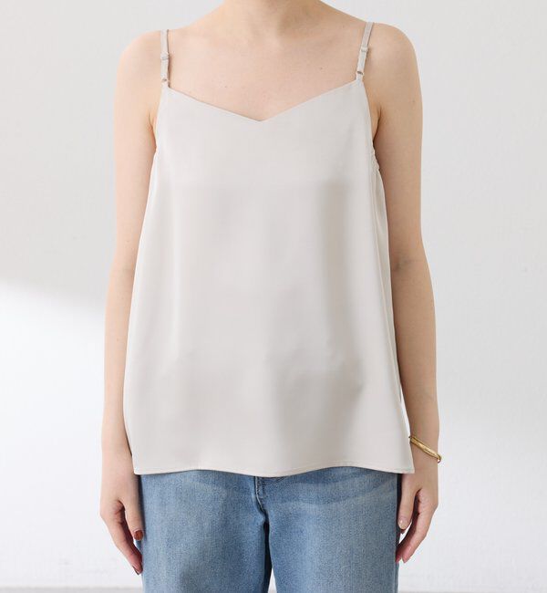  「2WAY サテンキャミソール」|シャツ・ブラウス|