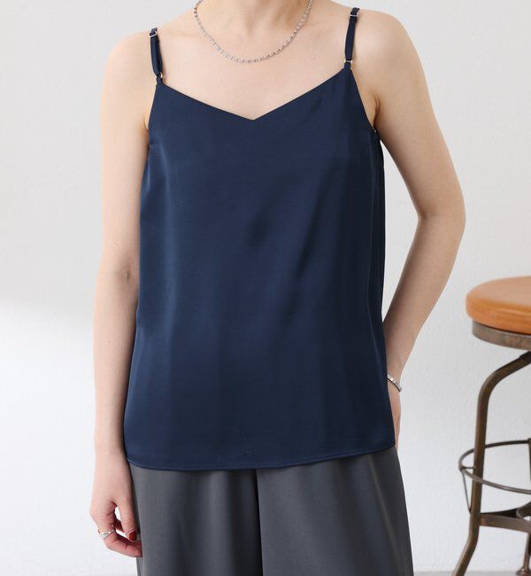  「2WAY サテンキャミソール」|シャツ・ブラウス|
