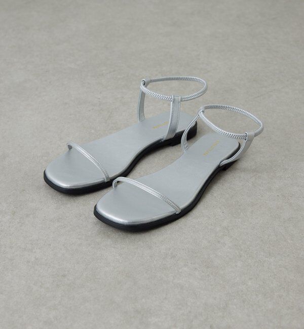  「【PAPILLONNER/パピヨネ】フラットスクエアサンダル」|その他|