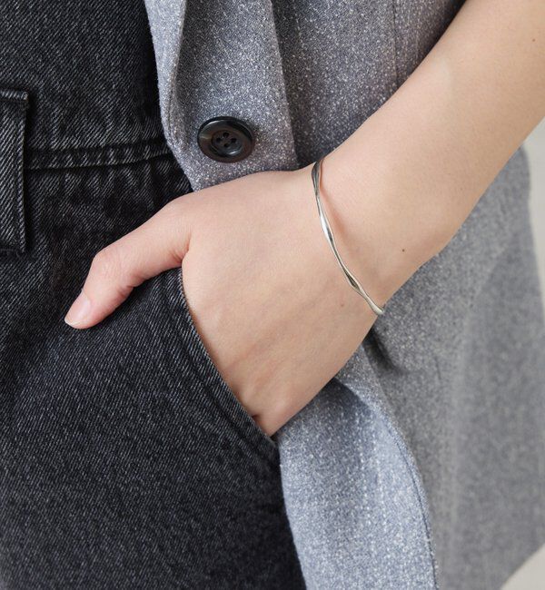  「【Sivelle./シヴェル】Silver925 ラウンドバングル」|リング|