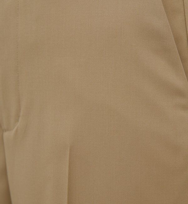  「【HERITANOVUM】【スリーピース対応】ウーステッドウールフレアパンツ」|チノ|