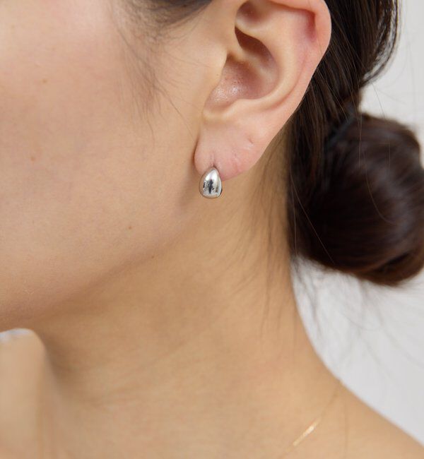  「ステンレス グレインピアス」|リング|シルバー