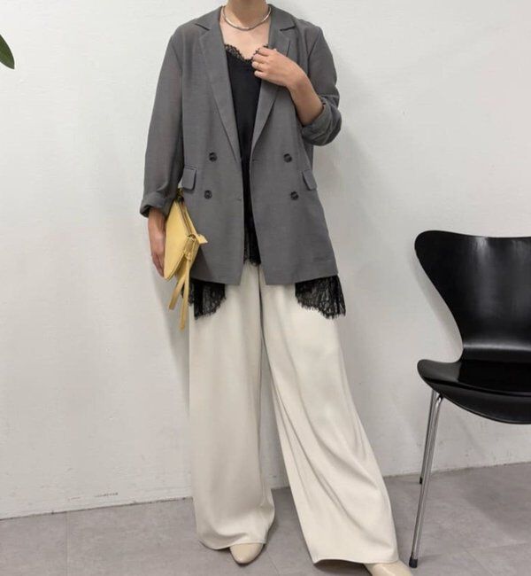  「【即戦力パンツ】【3サイズ展開】ワイドイージーパンツ」|チノ|