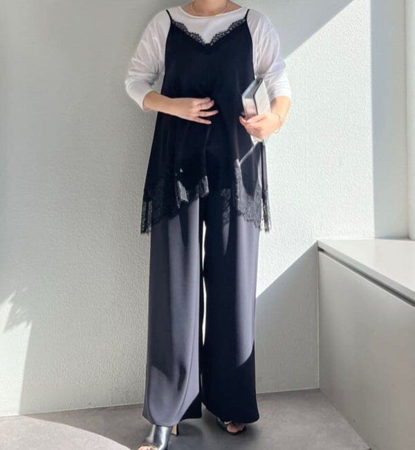  「【即戦力パンツ】【3サイズ展開】ワイドイージーパンツ」|チノ|