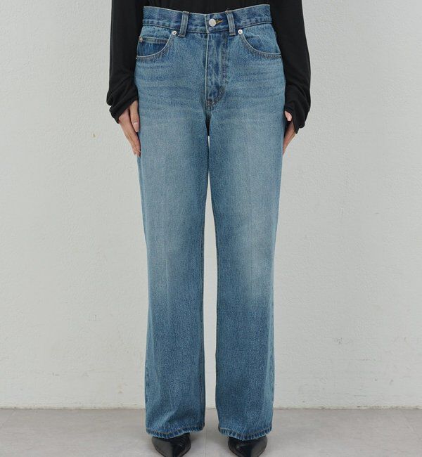  「センタークリースフレアデニム」|デニム|