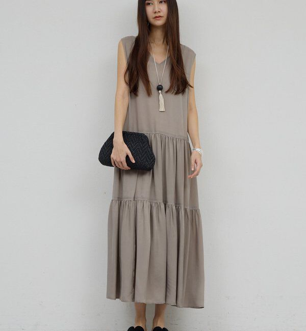  「ティアードノースリワンピース」|ワンピース|