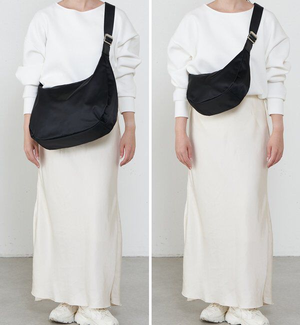  「《3/4～価格改定》クラウズナイロンラウンドビッグショルダーバッグ」|ショルダー・メッセンジャー|