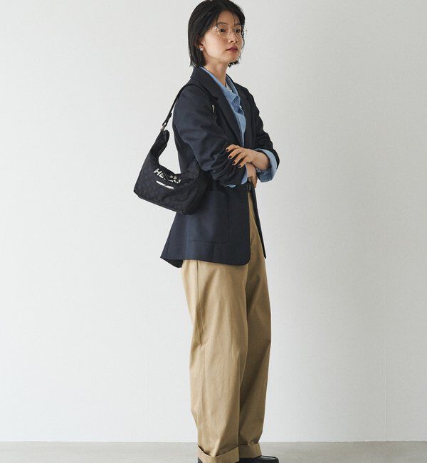  「ステンシル風プリント ナイロン2WAYミニショルダーバッグ」|ショルダー・メッセンジャー|