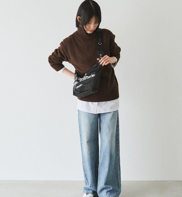  「ステンシル風プリント ナイロン2WAYミニショルダーバッグ」|ショルダー・メッセンジャー|