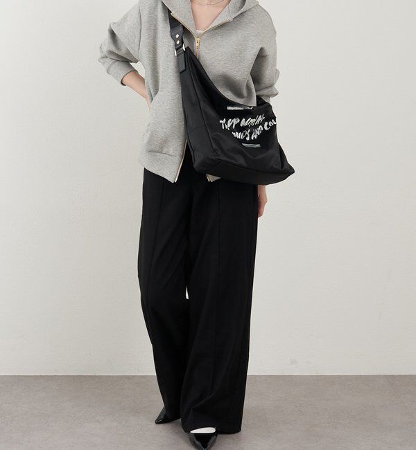  「ステンシル風プリント ナイロン2WAYショルダーバッグ」|ショルダー・メッセンジャー|