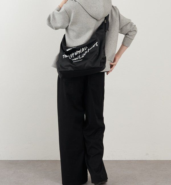  「ステンシル風プリント ナイロン2WAYショルダーバッグ」|ショルダー・メッセンジャー|