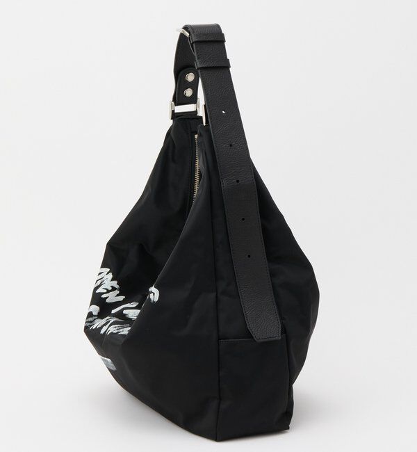  「ステンシル風プリント ナイロン2WAYショルダーバッグ」|ショルダー・メッセンジャー|