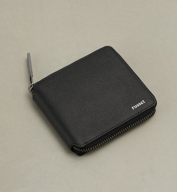  「ラウンドジップハーフウォレット」|財布|ブラック