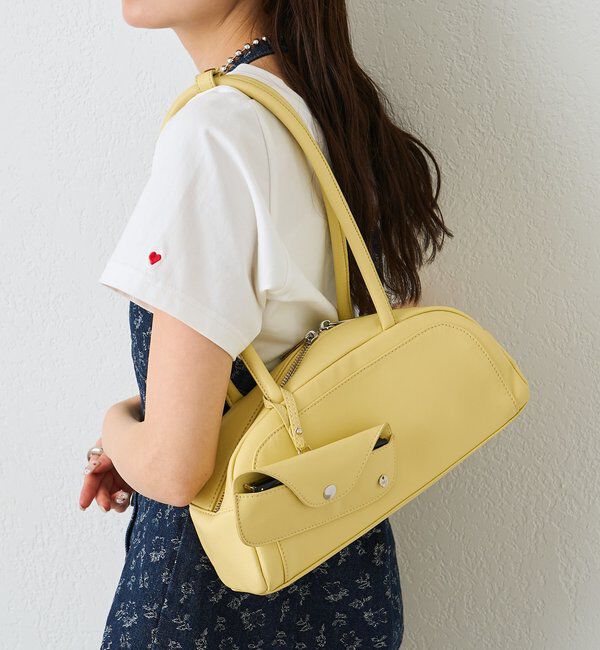  「メガネホルダー付きラウンドBAG」|トートバッグ|