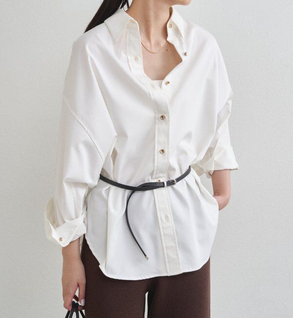  「サテンBIGシャツ」|シャツ・ブラウス|