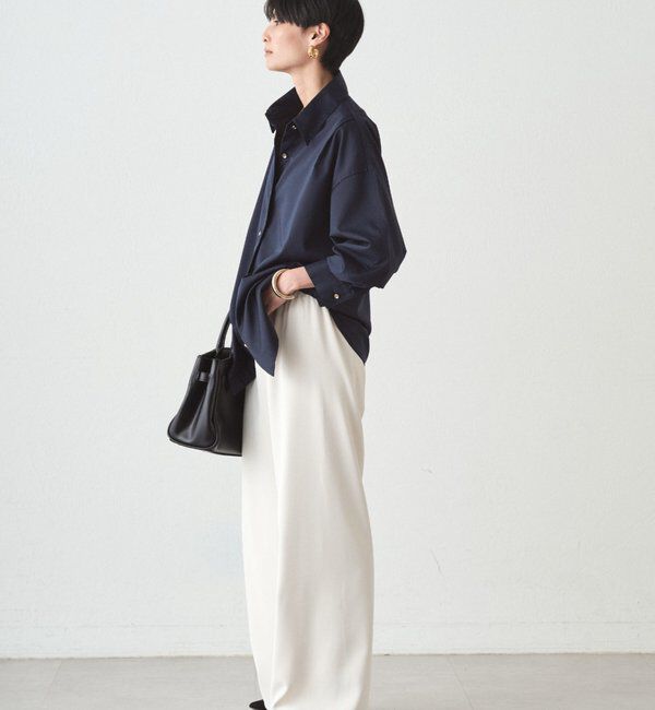  「サテンBIGシャツ」|シャツ・ブラウス|