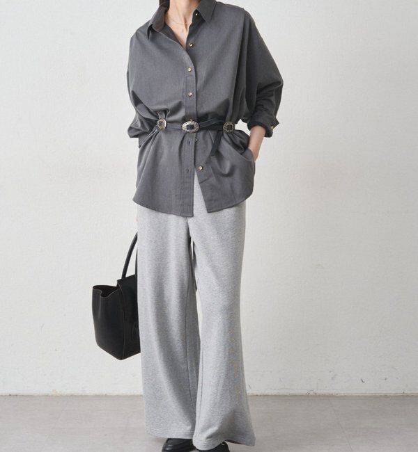  「サテンBIGシャツ」|シャツ・ブラウス|