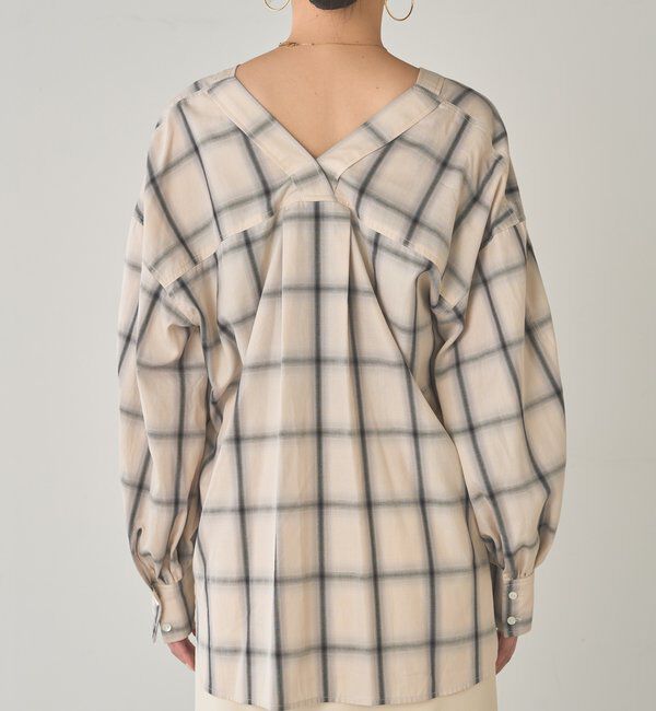  「オンブレチェックシャツ」|シャツ・ブラウス|