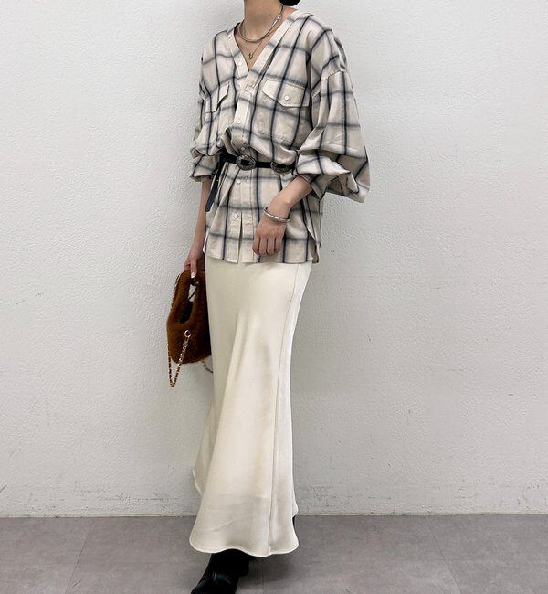  「オンブレチェックシャツ」|シャツ・ブラウス|
