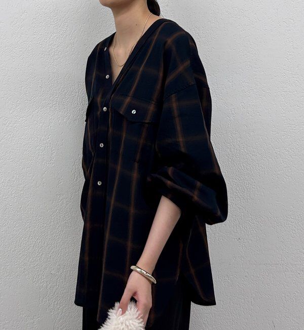  「オンブレチェックシャツ」|シャツ・ブラウス|