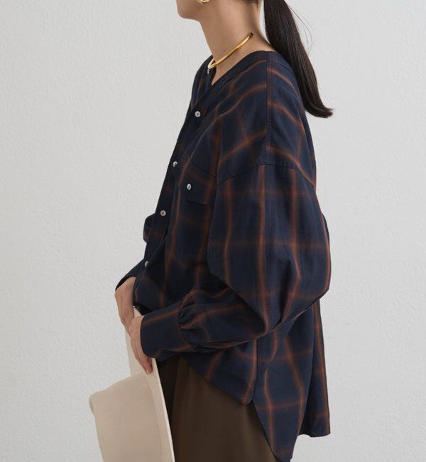  「オンブレチェックシャツ」|シャツ・ブラウス|