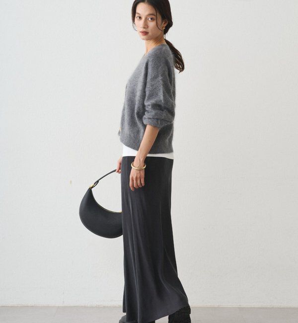  「シャギーショートニットカーディガン」|ニット・セーター|