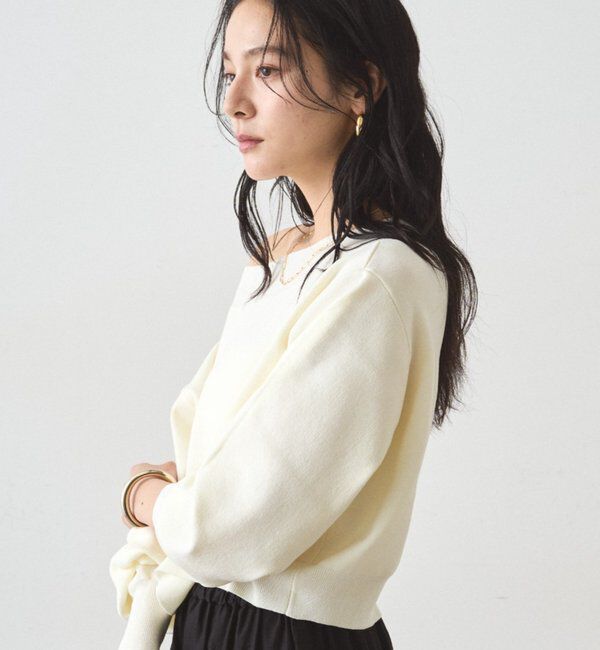  「ジョーゼットオフショルニット」|ニット・セーター|