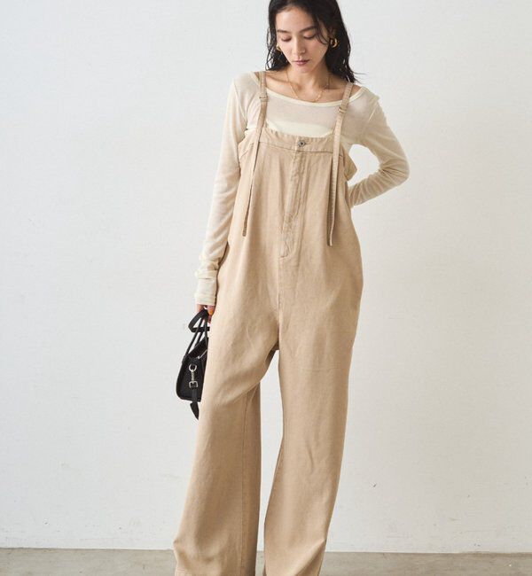  「フルイドオールインワン」|ワンピース|ベージュ