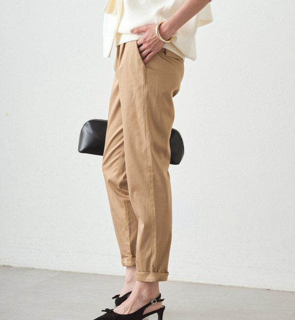  「裾ねじりパンツ」|チノ|