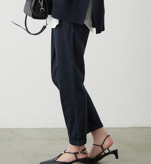  「裾ねじりパンツ」|チノ|