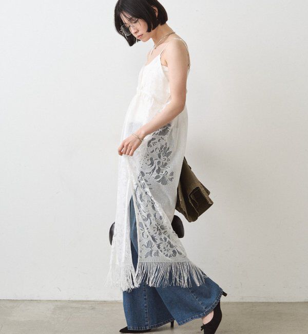  「レースキャミワンピース」|ワンピース|