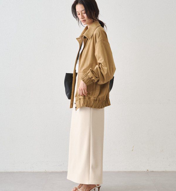  「フェイクスウェードブルゾン」|ブルゾン・スタジャン|