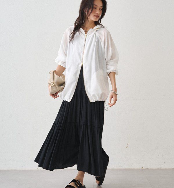  「シアーZIPパーカー」|ブルゾン・スタジャン|