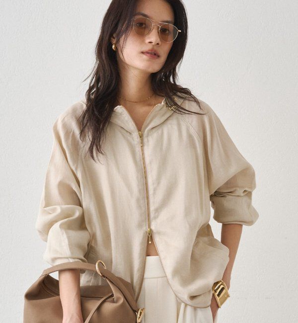  「シアーZIPパーカー」|ブルゾン・スタジャン|