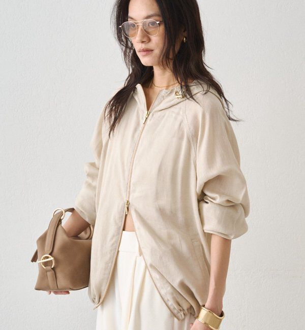  「シアーZIPパーカー」|ブルゾン・スタジャン|