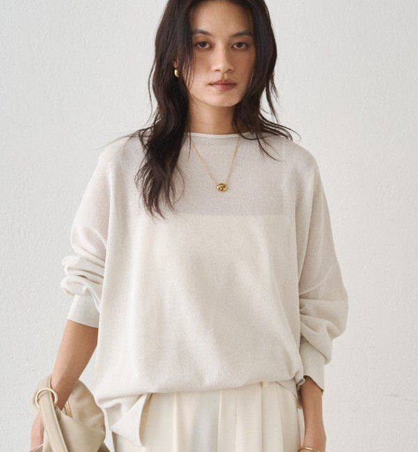  「和紙天竺ニット」|ニット・セーター|