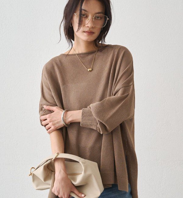  「和紙天竺ニット」|ニット・セーター|